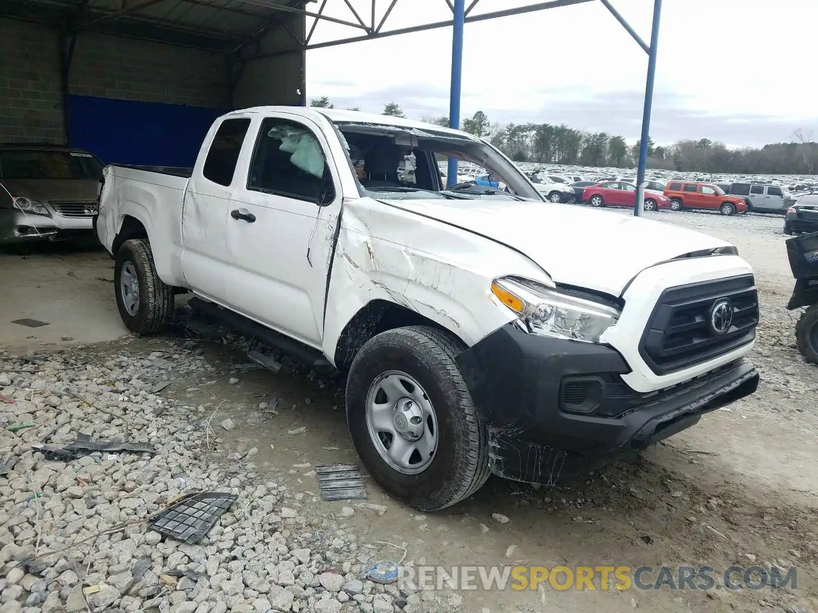 1 Photograph of a damaged car 5TFRX5GN1LX173412 TOYOTA TACOMA 2020