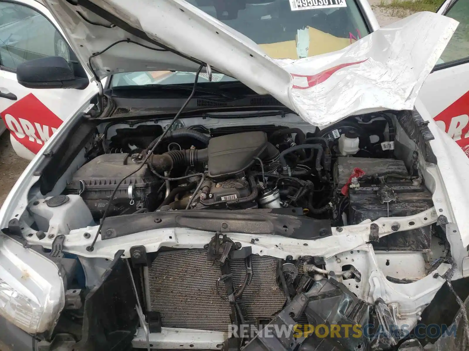 7 Photograph of a damaged car 5TFRX5GN1LX174561 TOYOTA TACOMA 2020