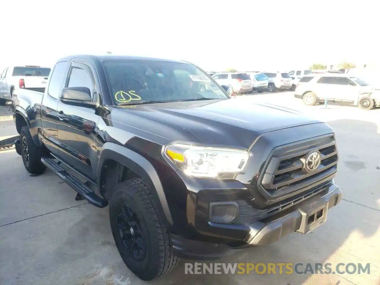 1 Photograph of a damaged car 5TFRX5GN1LX177654 TOYOTA TACOMA 2020