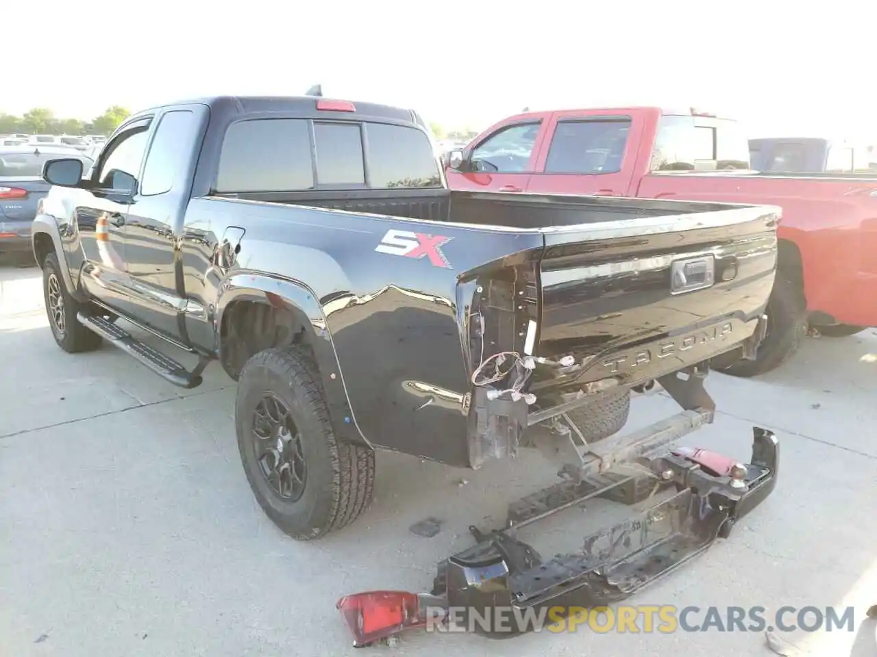 3 Photograph of a damaged car 5TFRX5GN1LX177654 TOYOTA TACOMA 2020