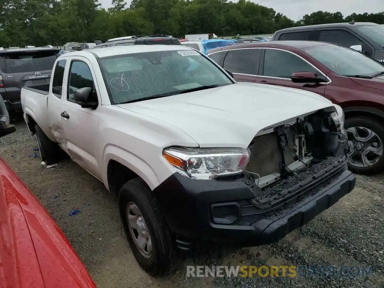 1 Photograph of a damaged car 5TFRX5GN2LX165612 TOYOTA TACOMA 2020