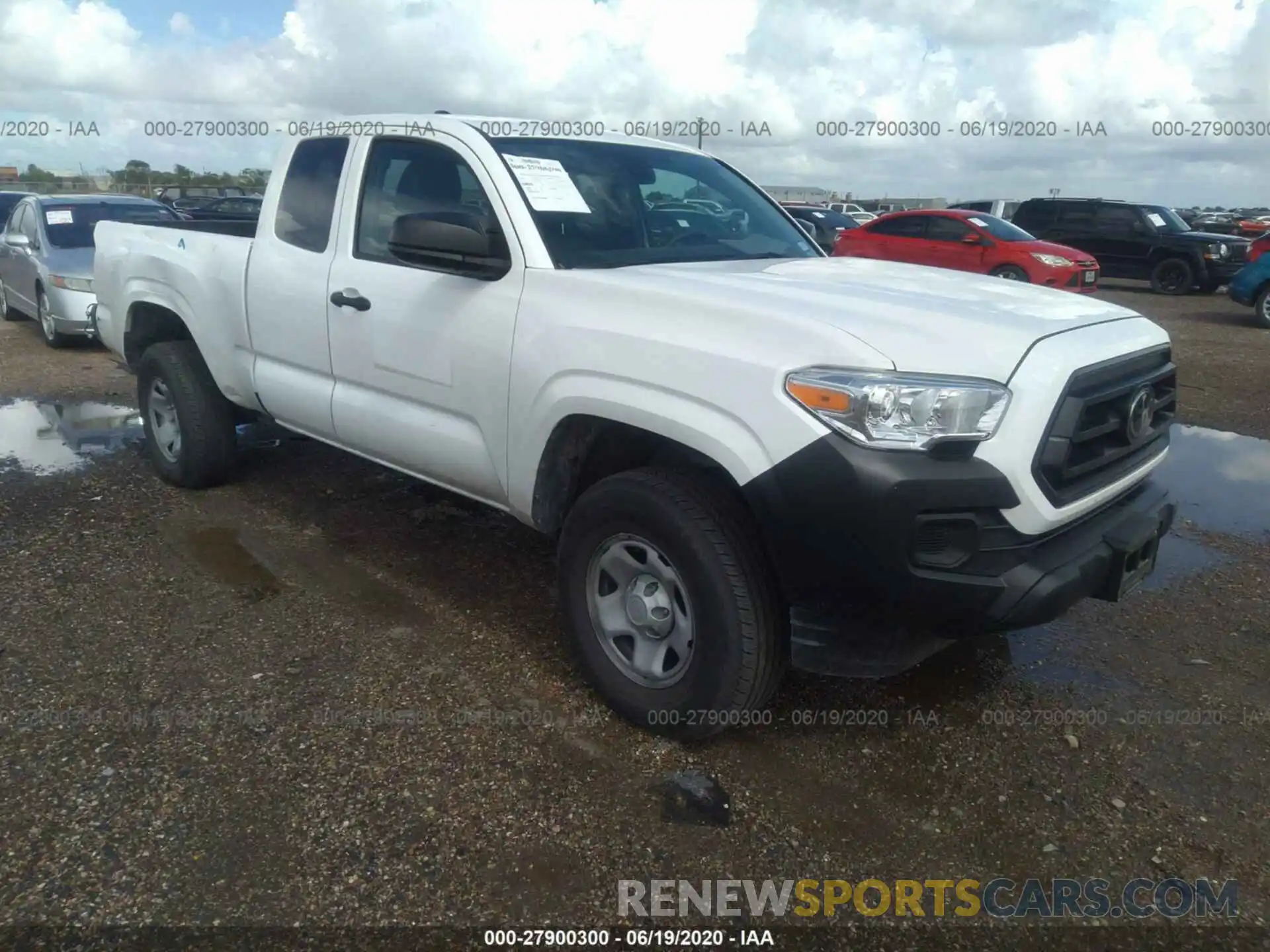 1 Photograph of a damaged car 5TFRX5GN2LX166193 TOYOTA TACOMA 2020