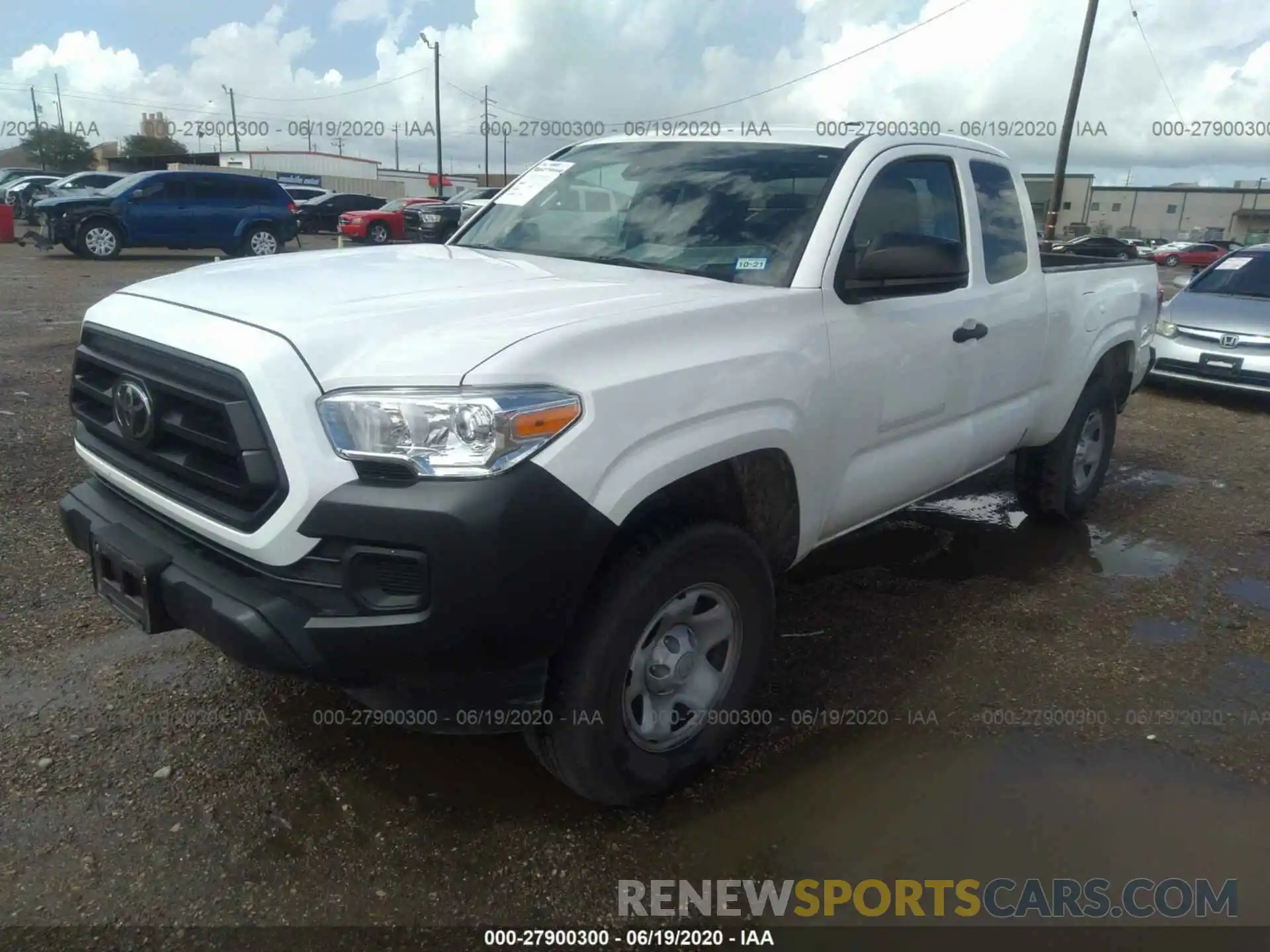 2 Photograph of a damaged car 5TFRX5GN2LX166193 TOYOTA TACOMA 2020