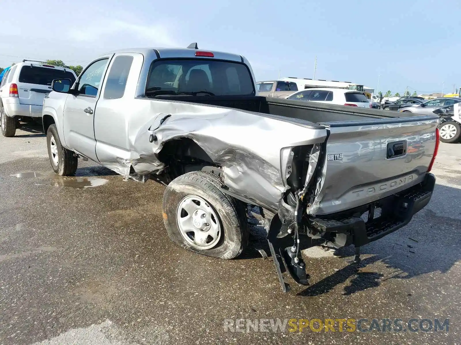 3 Photograph of a damaged car 5TFRX5GN2LX168381 TOYOTA TACOMA 2020