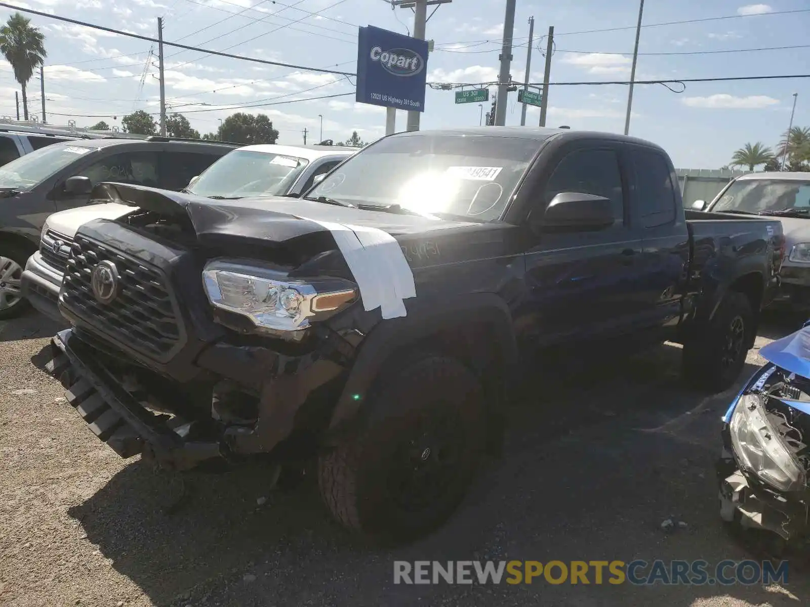 2 Photograph of a damaged car 5TFRX5GN2LX169854 TOYOTA TACOMA 2020