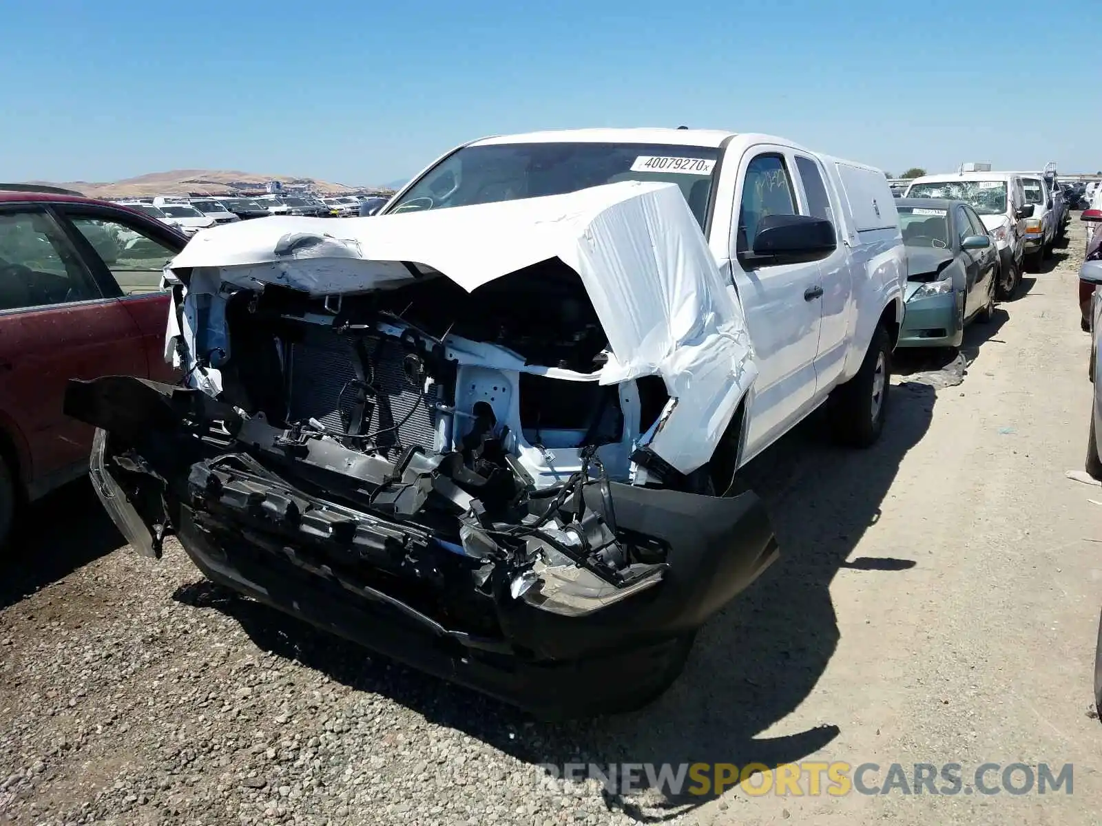 2 Photograph of a damaged car 5TFRX5GN2LX178490 TOYOTA TACOMA 2020