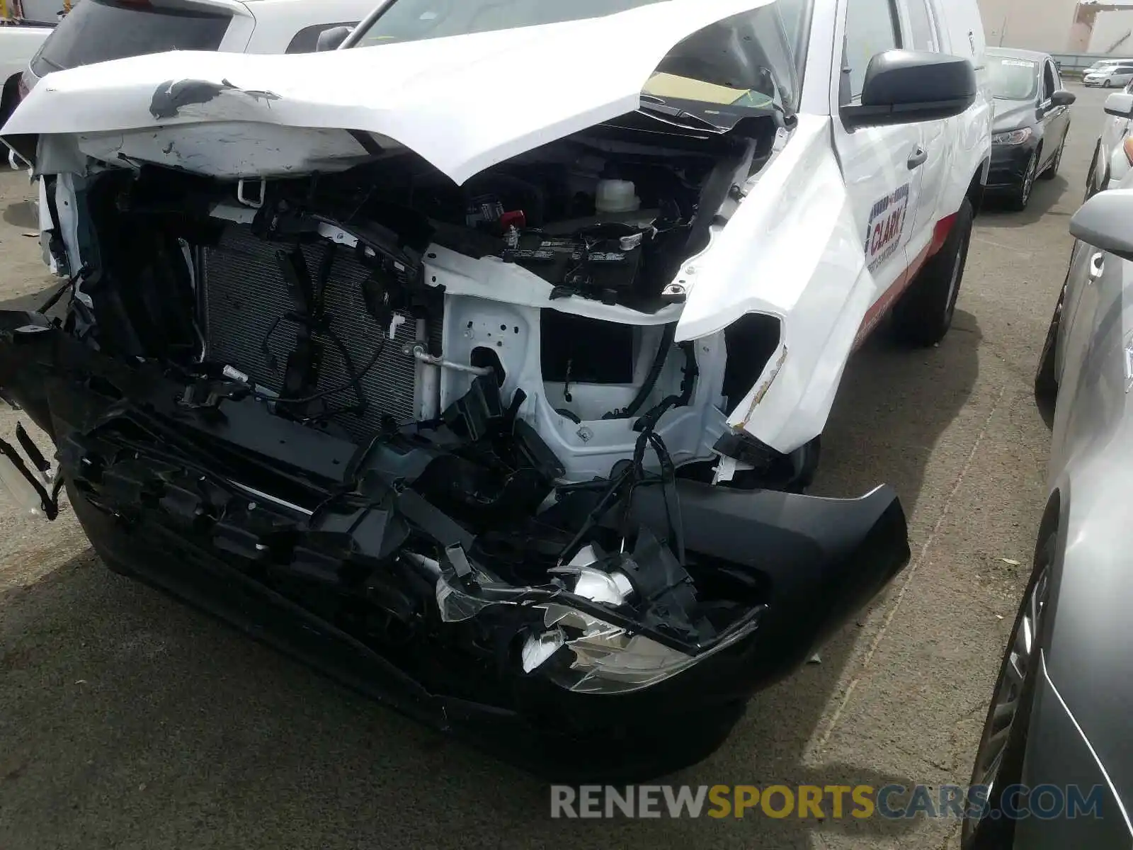 9 Photograph of a damaged car 5TFRX5GN2LX178490 TOYOTA TACOMA 2020