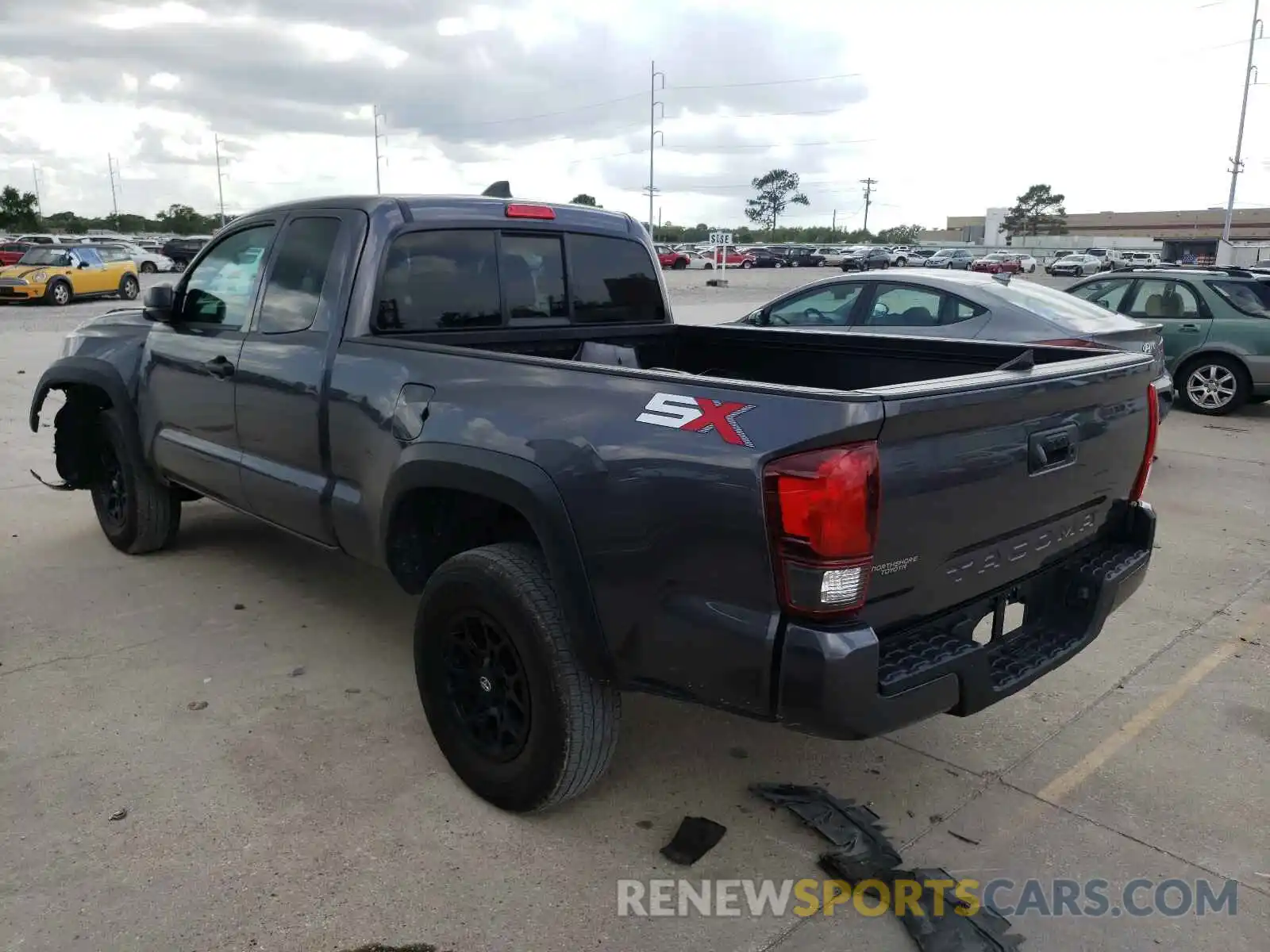 3 Photograph of a damaged car 5TFRX5GN2LX179350 TOYOTA TACOMA 2020