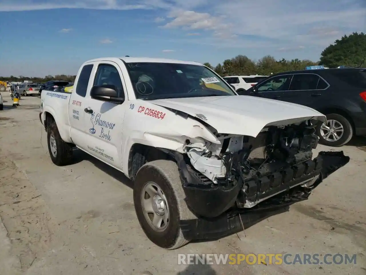 1 Photograph of a damaged car 5TFRX5GN2LX183267 TOYOTA TACOMA 2020