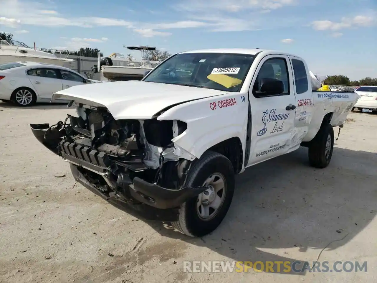 2 Photograph of a damaged car 5TFRX5GN2LX183267 TOYOTA TACOMA 2020