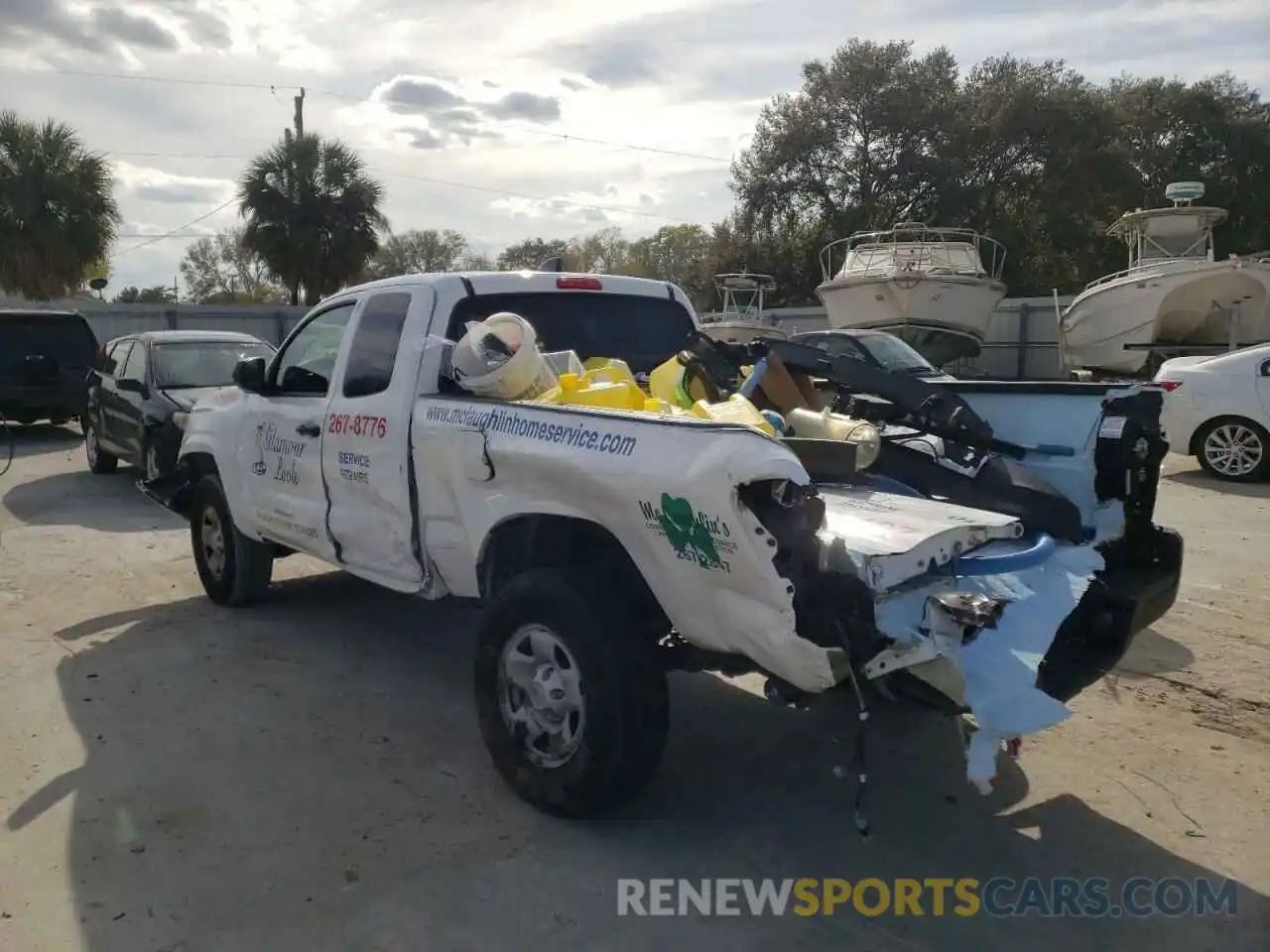 3 Photograph of a damaged car 5TFRX5GN2LX183267 TOYOTA TACOMA 2020