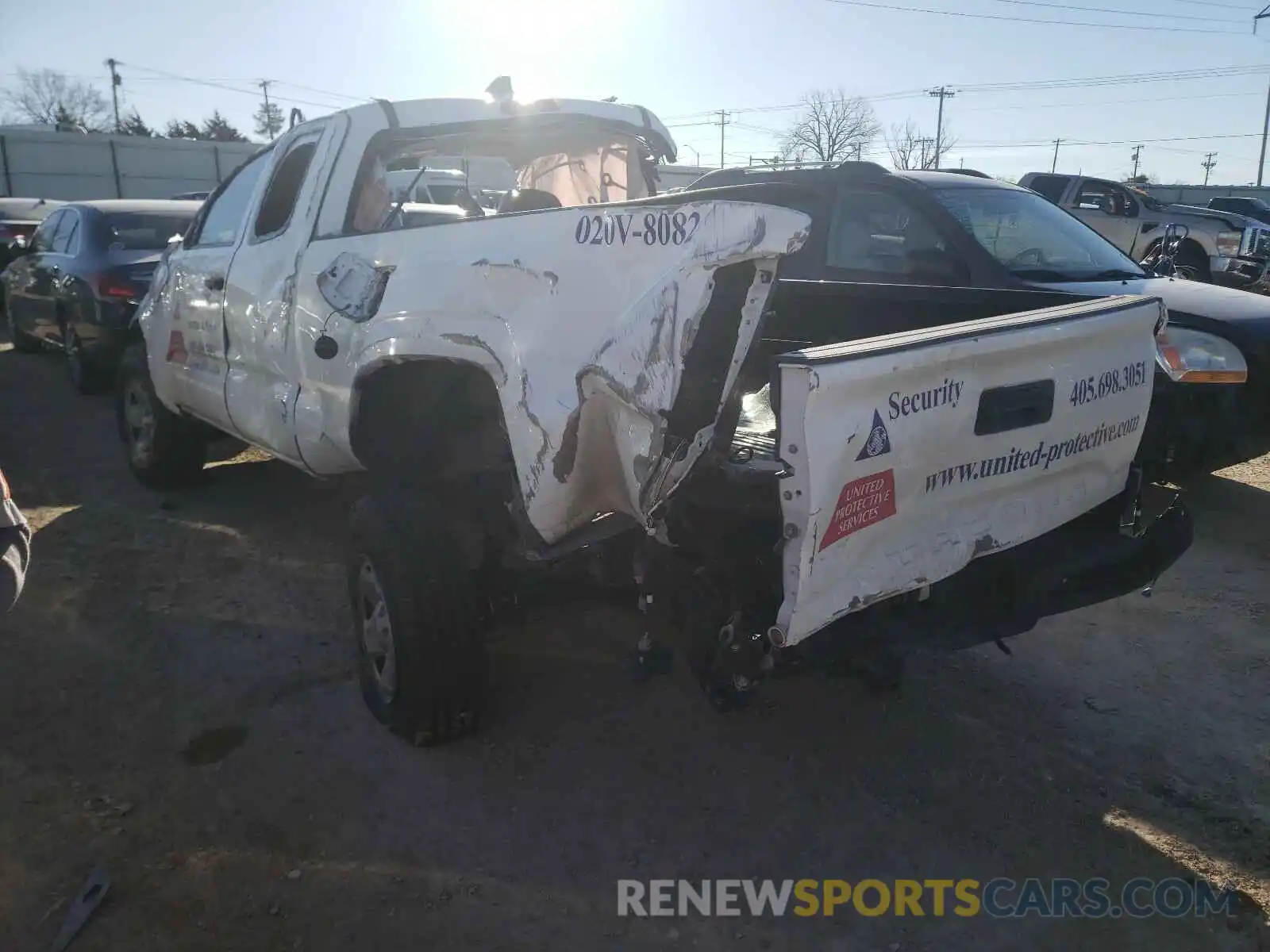 3 Photograph of a damaged car 5TFRX5GN3LX168082 TOYOTA TACOMA 2020