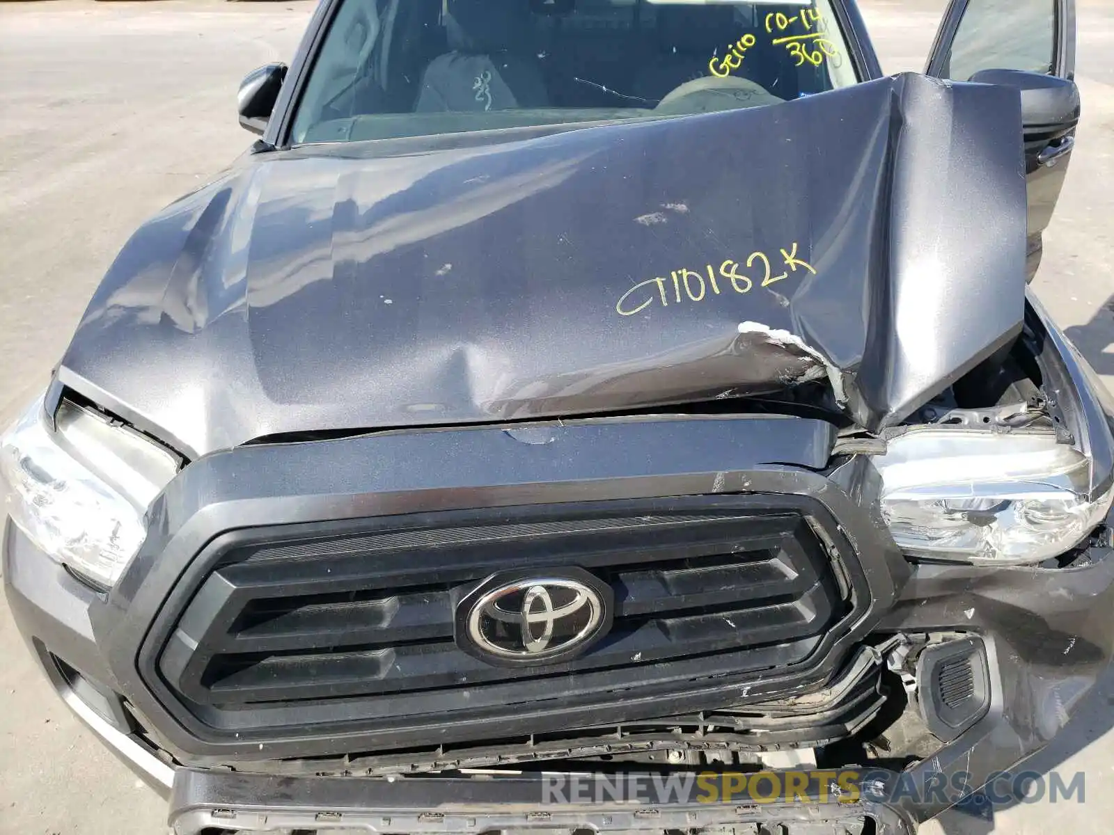 7 Photograph of a damaged car 5TFRX5GN3LX176912 TOYOTA TACOMA 2020