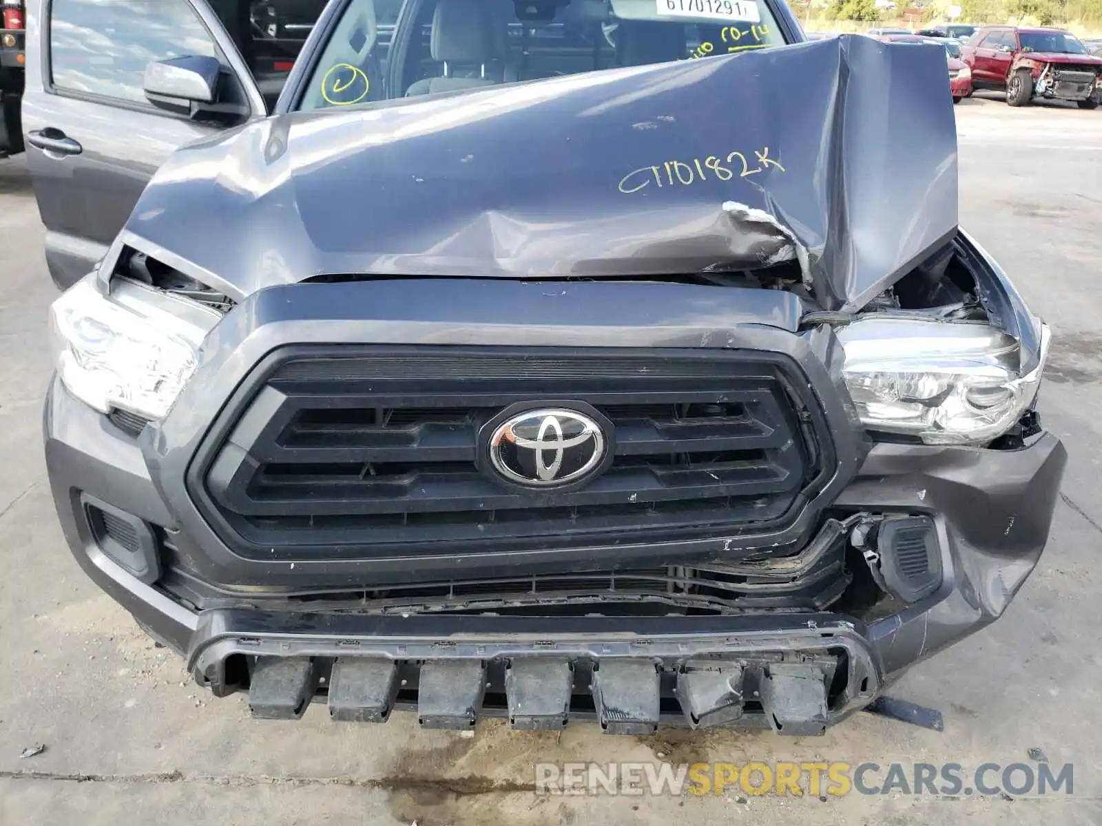 9 Photograph of a damaged car 5TFRX5GN3LX176912 TOYOTA TACOMA 2020