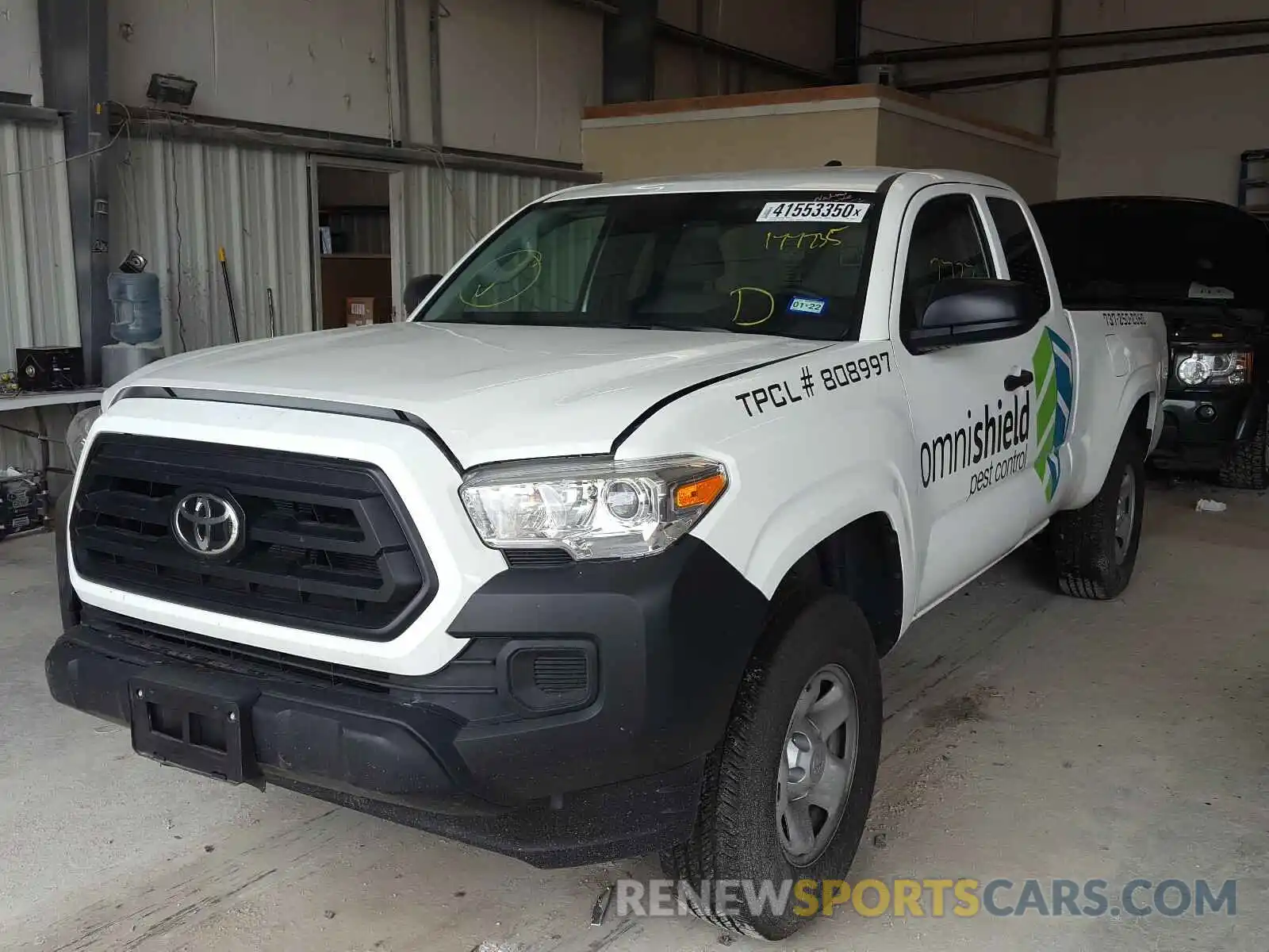 2 Photograph of a damaged car 5TFRX5GN3LX177235 TOYOTA TACOMA 2020