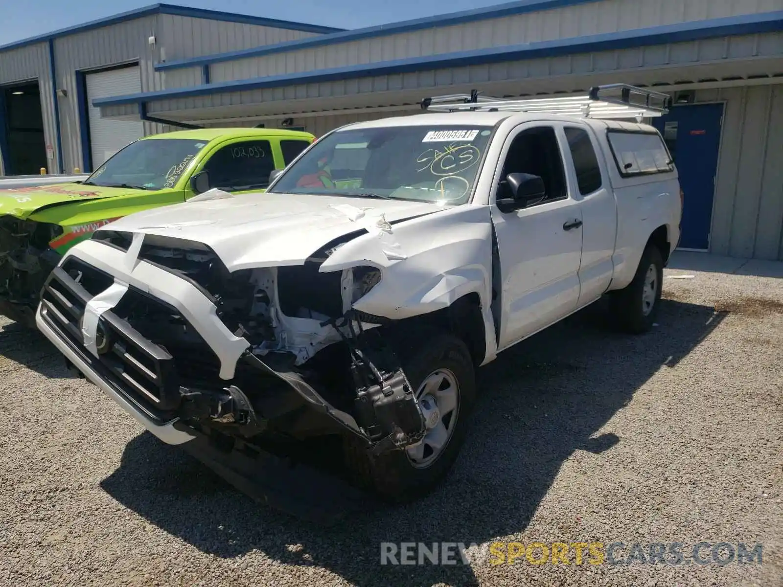 2 Photograph of a damaged car 5TFRX5GN3LX179695 TOYOTA TACOMA 2020