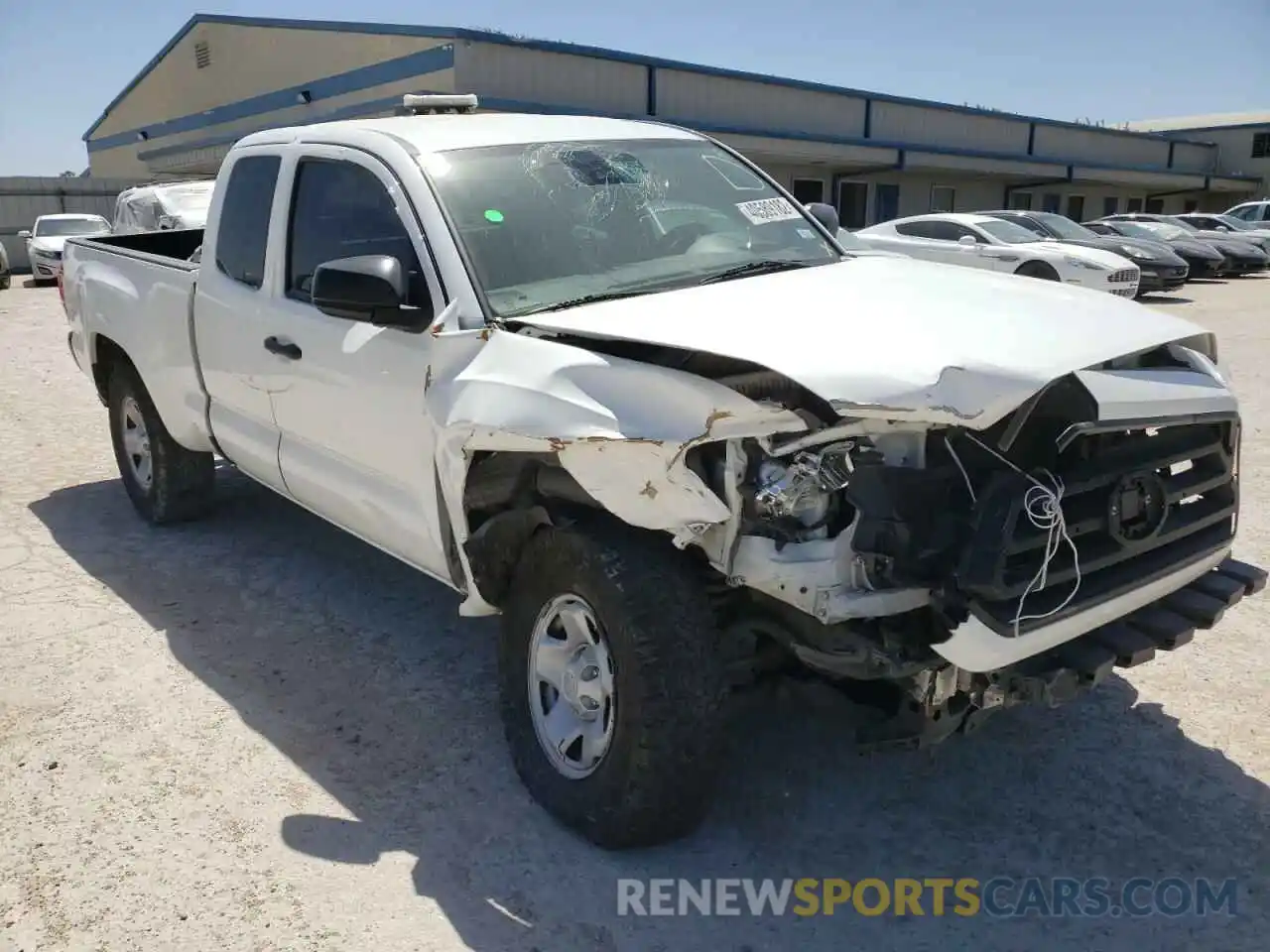 1 Photograph of a damaged car 5TFRX5GN4LX166552 TOYOTA TACOMA 2020