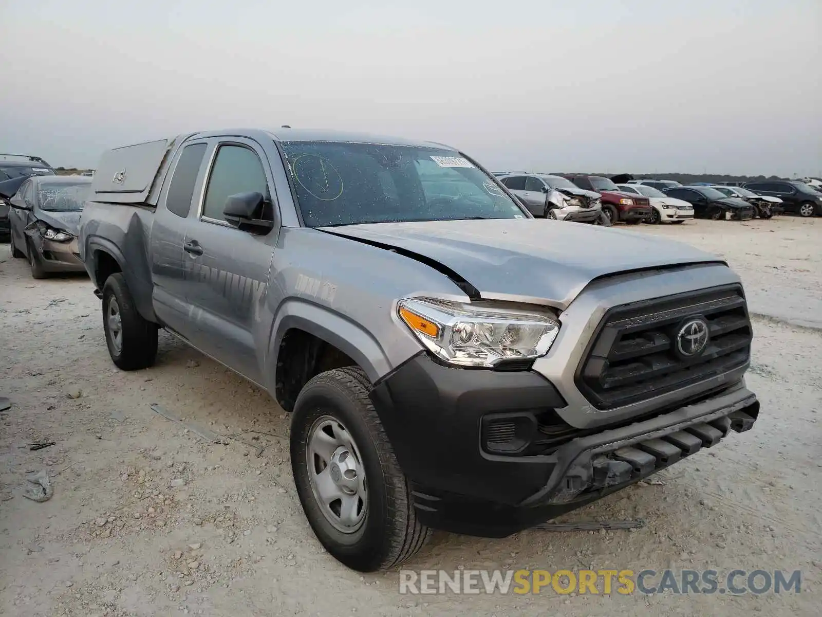 1 Photograph of a damaged car 5TFRX5GN4LX176627 TOYOTA TACOMA 2020