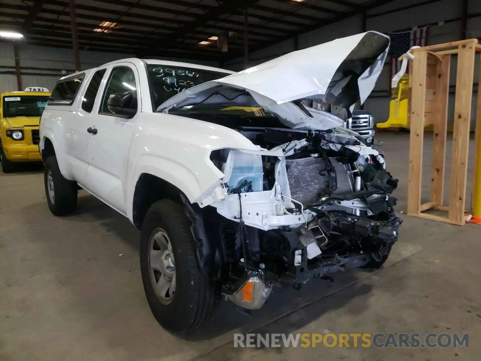 1 Photograph of a damaged car 5TFRX5GN4LX178460 TOYOTA TACOMA 2020