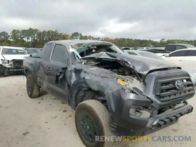 1 Photograph of a damaged car 5TFRX5GN4LX179978 TOYOTA TACOMA 2020