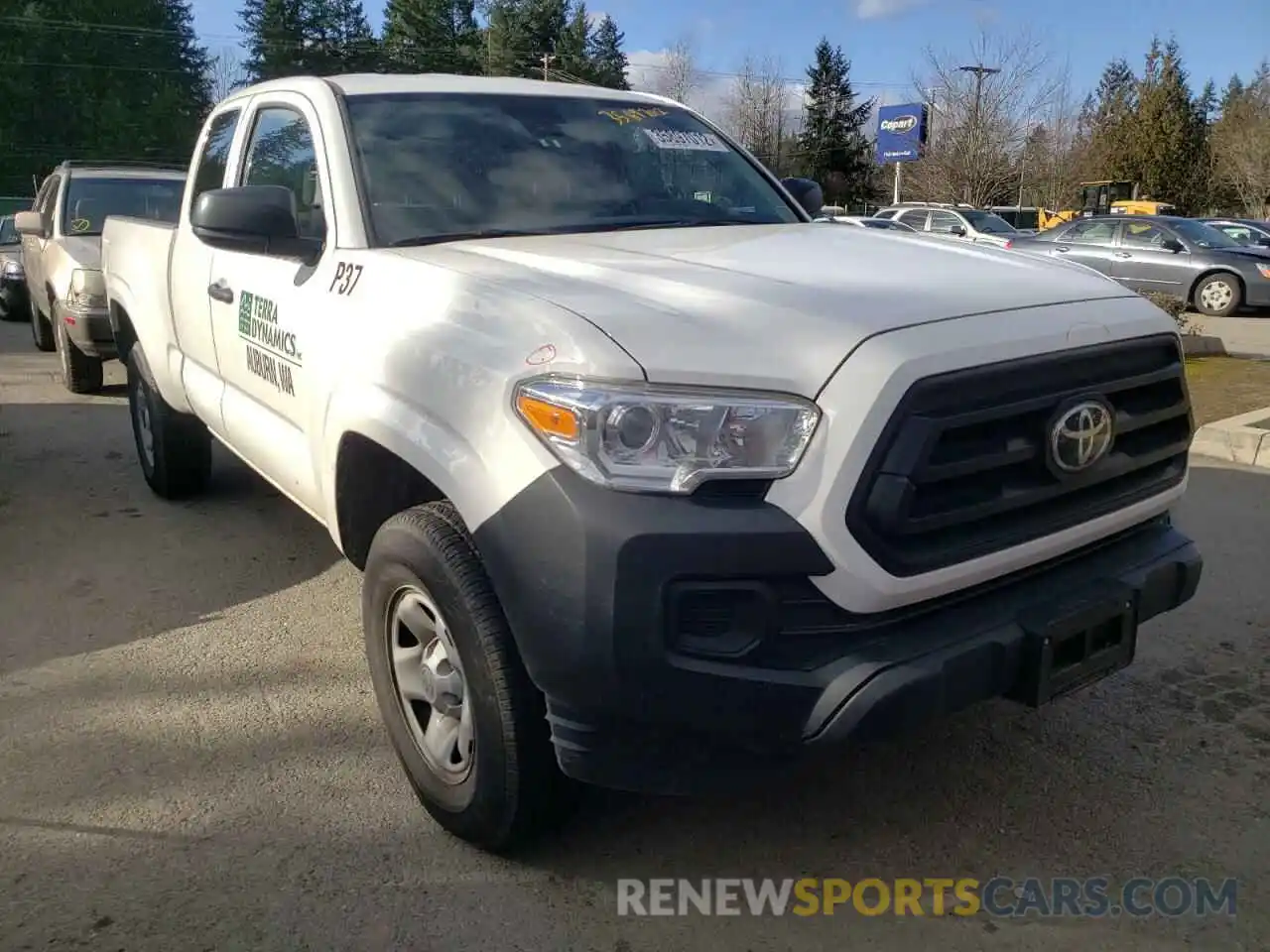 1 Photograph of a damaged car 5TFRX5GN4LX180810 TOYOTA TACOMA 2020