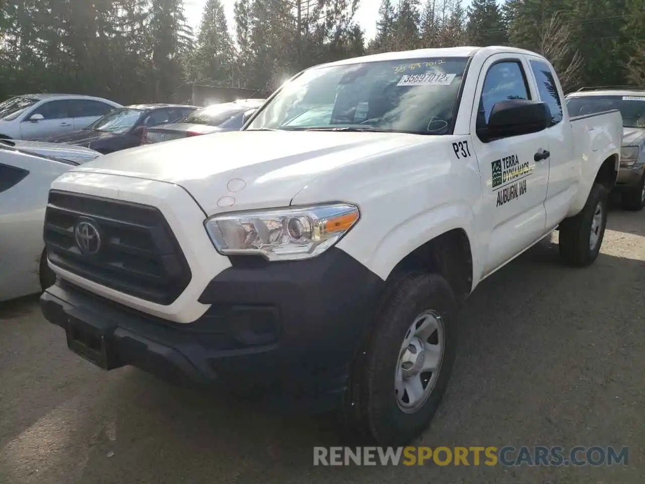 2 Photograph of a damaged car 5TFRX5GN4LX180810 TOYOTA TACOMA 2020