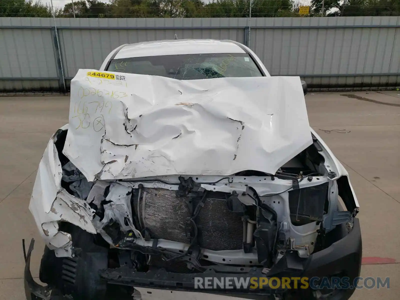 7 Photograph of a damaged car 5TFRX5GN5LX166799 TOYOTA TACOMA 2020