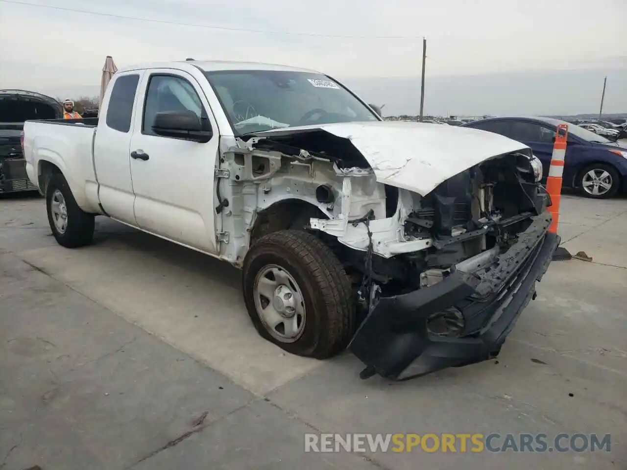 1 Photograph of a damaged car 5TFRX5GN5LX167855 TOYOTA TACOMA 2020