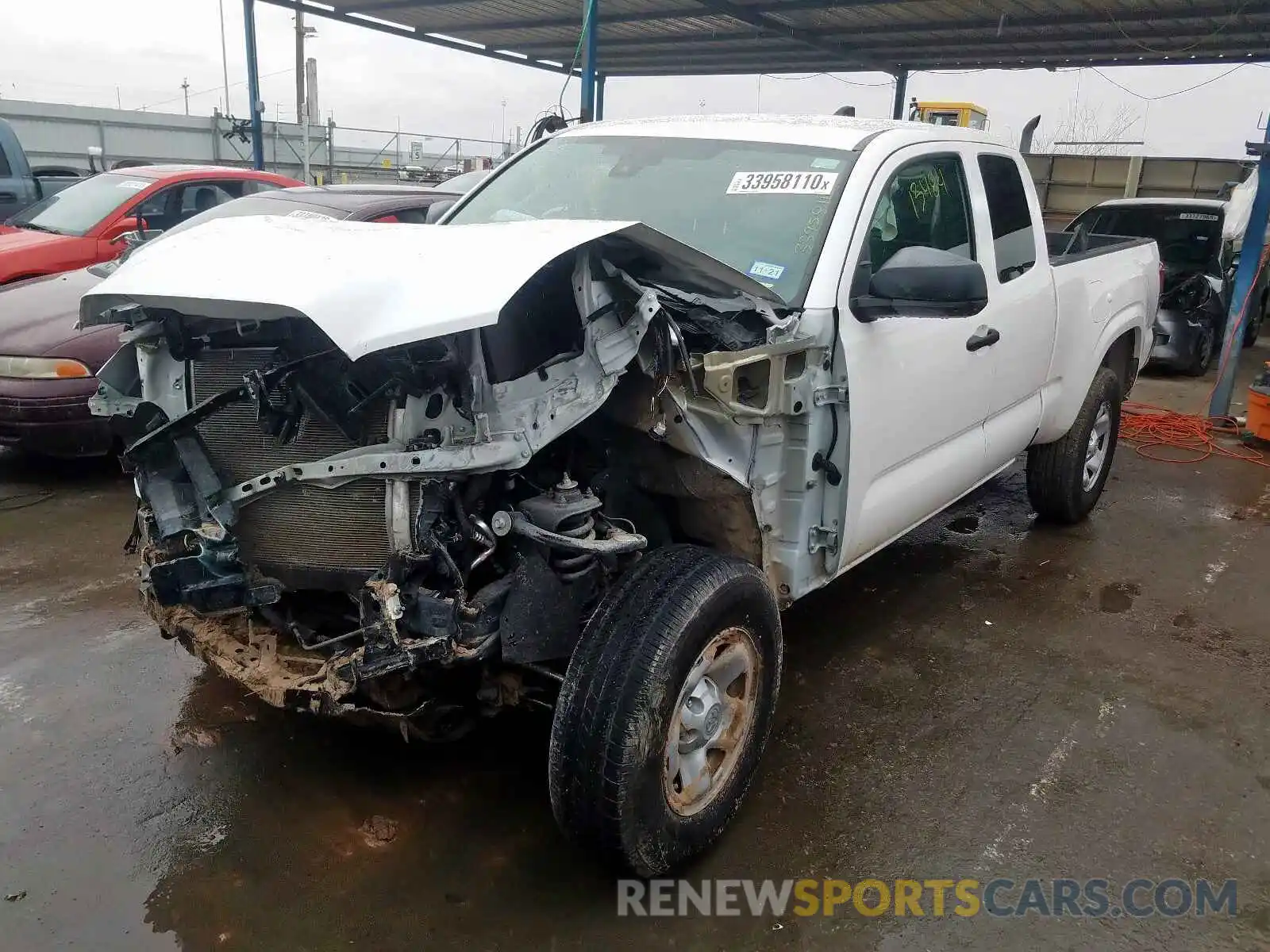 2 Photograph of a damaged car 5TFRX5GN5LX167967 TOYOTA TACOMA 2020