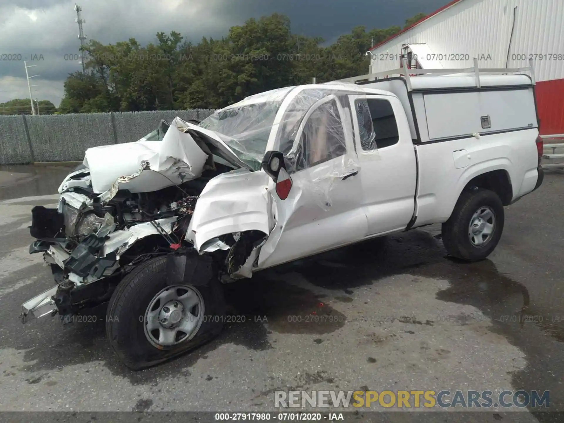 2 Photograph of a damaged car 5TFRX5GN5LX169511 TOYOTA TACOMA 2020