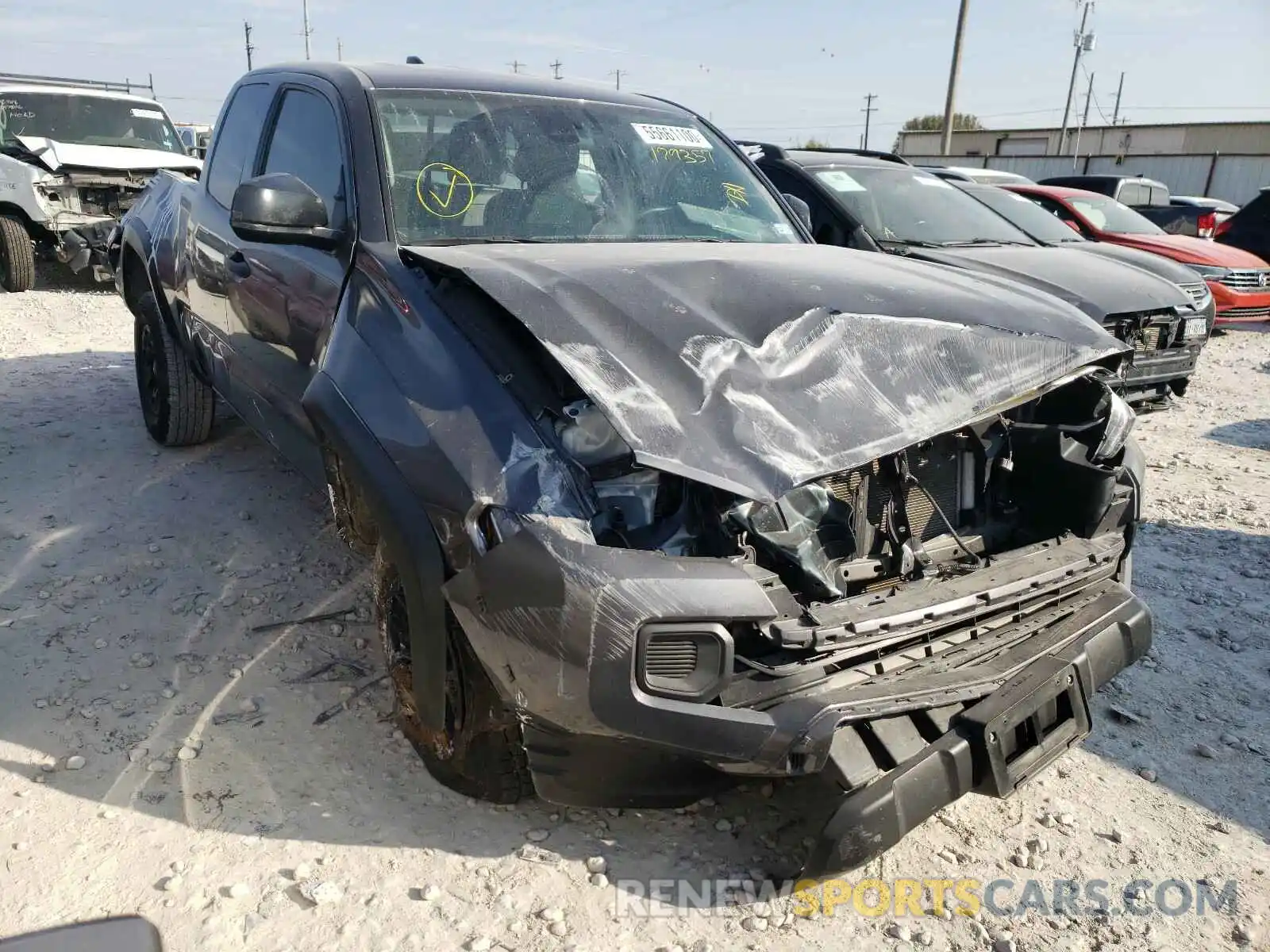 1 Photograph of a damaged car 5TFRX5GN5LX179357 TOYOTA TACOMA 2020