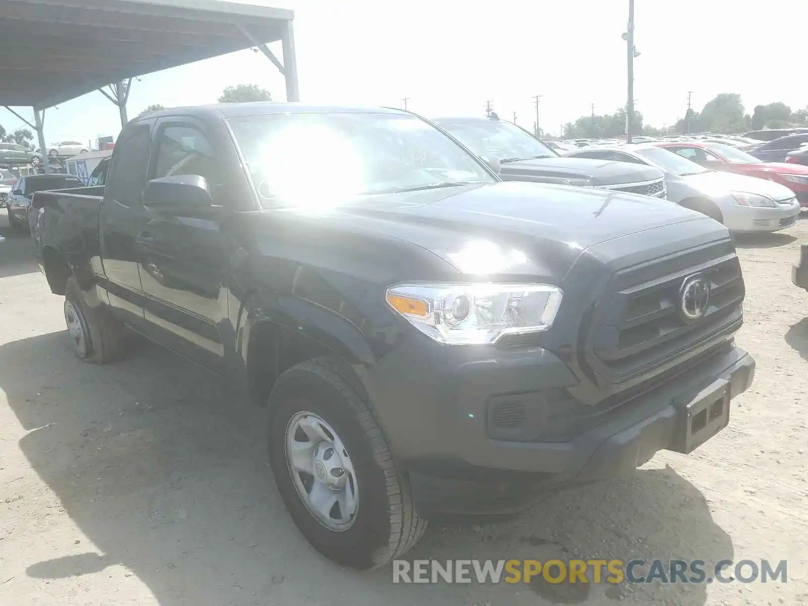 1 Photograph of a damaged car 5TFRX5GN6LX167525 TOYOTA TACOMA 2020