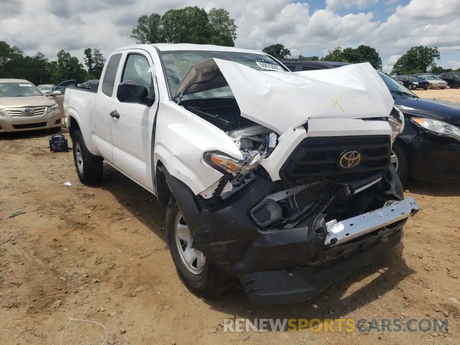 1 Photograph of a damaged car 5TFRX5GN6LX172143 TOYOTA TACOMA 2020