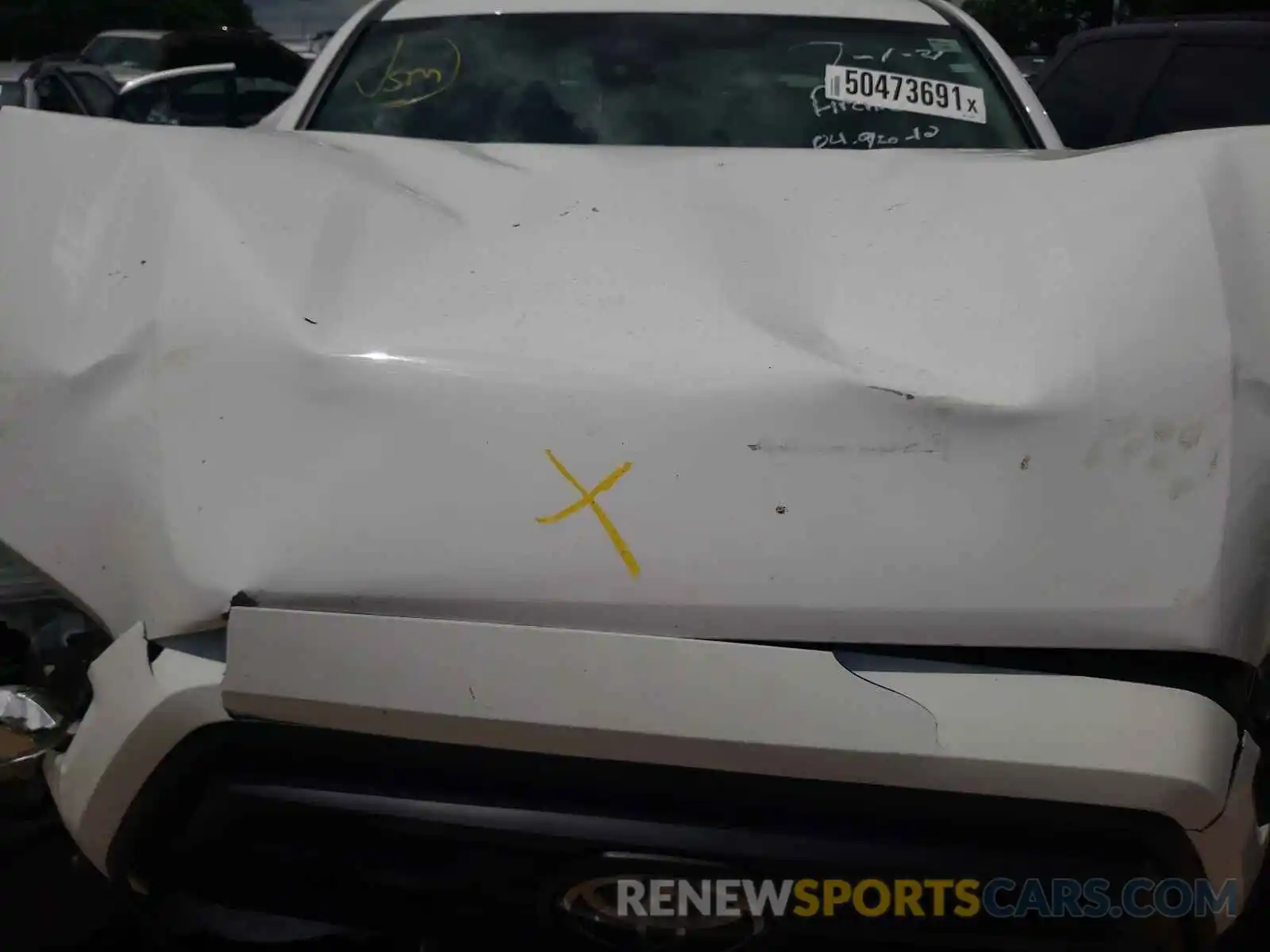 7 Photograph of a damaged car 5TFRX5GN6LX172143 TOYOTA TACOMA 2020