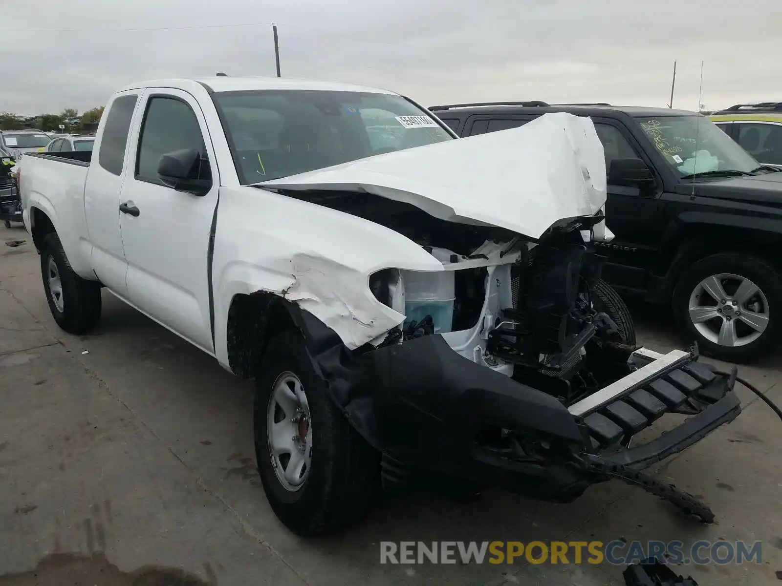 1 Photograph of a damaged car 5TFRX5GN6LX172305 TOYOTA TACOMA 2020