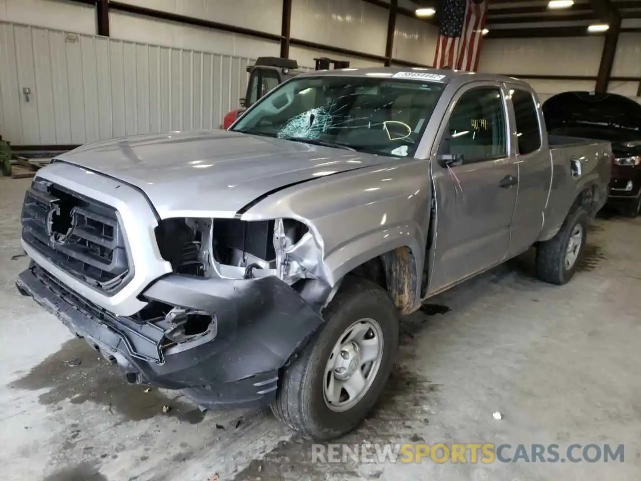 2 Photograph of a damaged car 5TFRX5GN6LX173163 TOYOTA TACOMA 2020