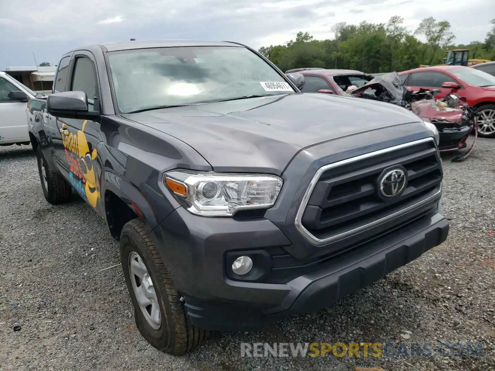 1 Photograph of a damaged car 5TFRX5GN6LX179237 TOYOTA TACOMA 2020