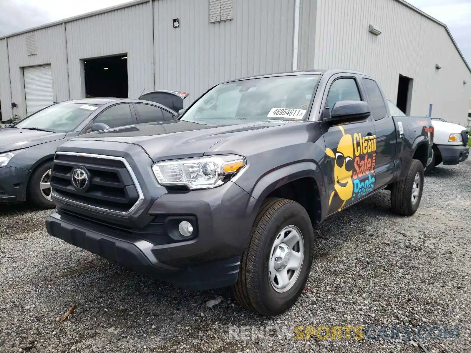 2 Photograph of a damaged car 5TFRX5GN6LX179237 TOYOTA TACOMA 2020