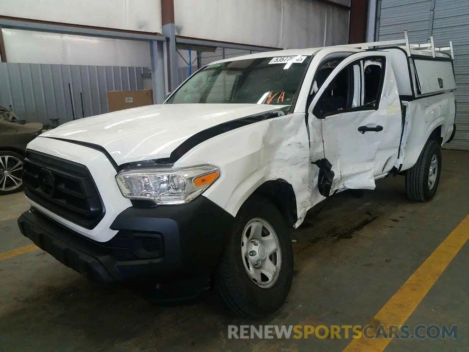 2 Photograph of a damaged car 5TFRX5GN6LX180081 TOYOTA TACOMA 2020