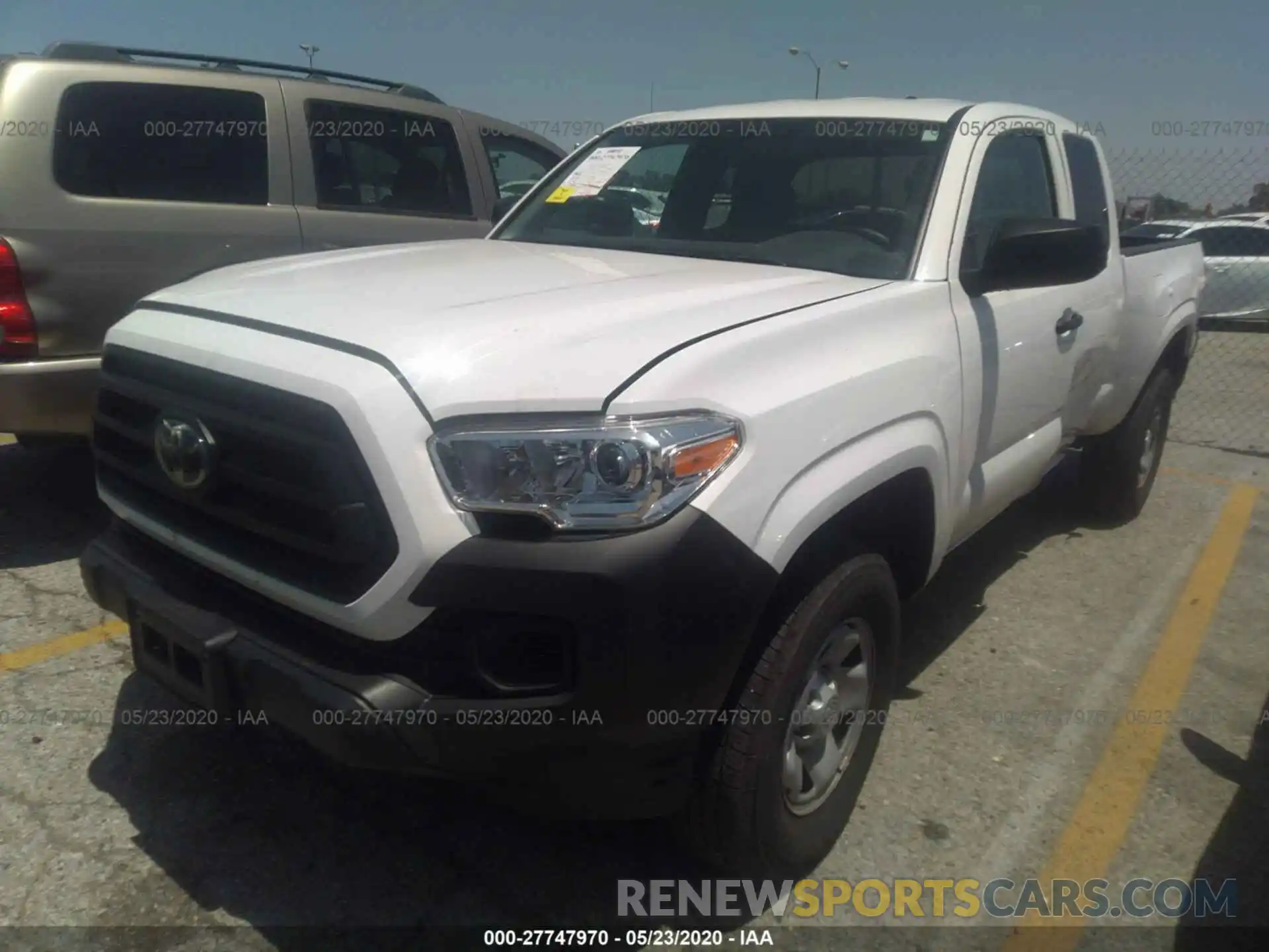 2 Photograph of a damaged car 5TFRX5GN7LX165606 TOYOTA TACOMA 2020