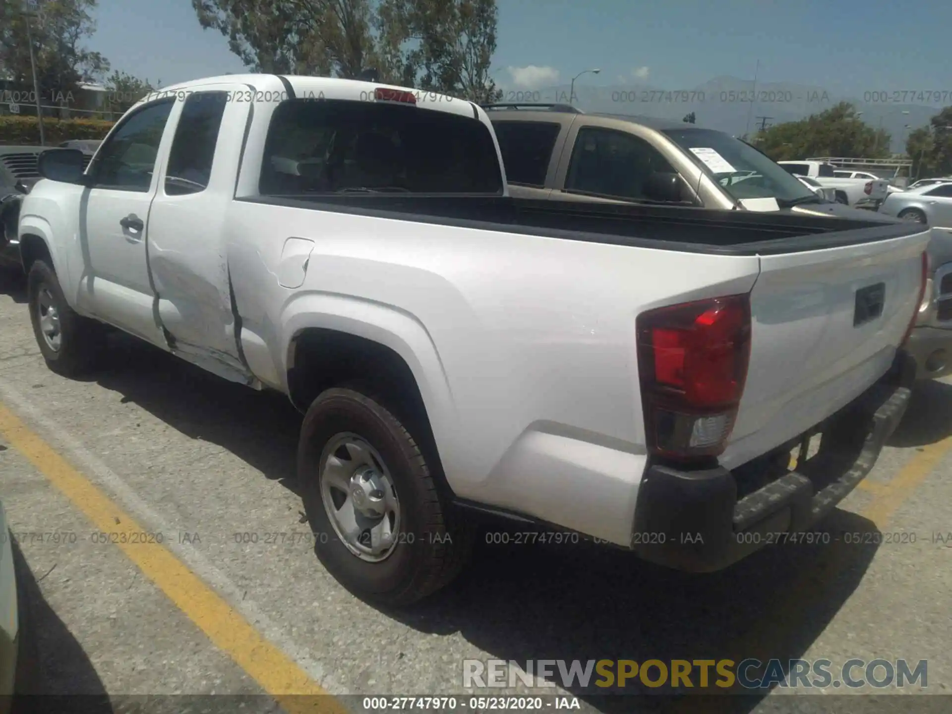 3 Photograph of a damaged car 5TFRX5GN7LX165606 TOYOTA TACOMA 2020