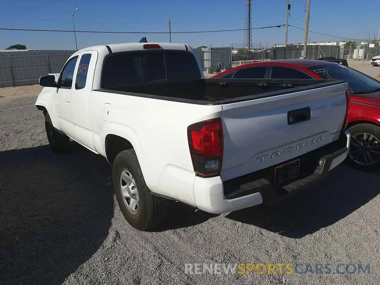 3 Photograph of a damaged car 5TFRX5GN7LX166965 TOYOTA TACOMA 2020