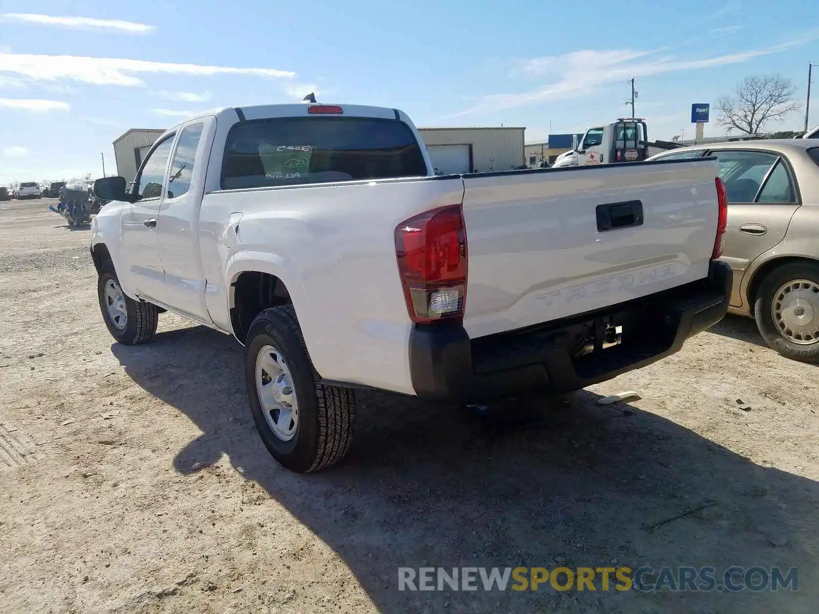 3 Photograph of a damaged car 5TFRX5GN7LX167484 TOYOTA TACOMA 2020