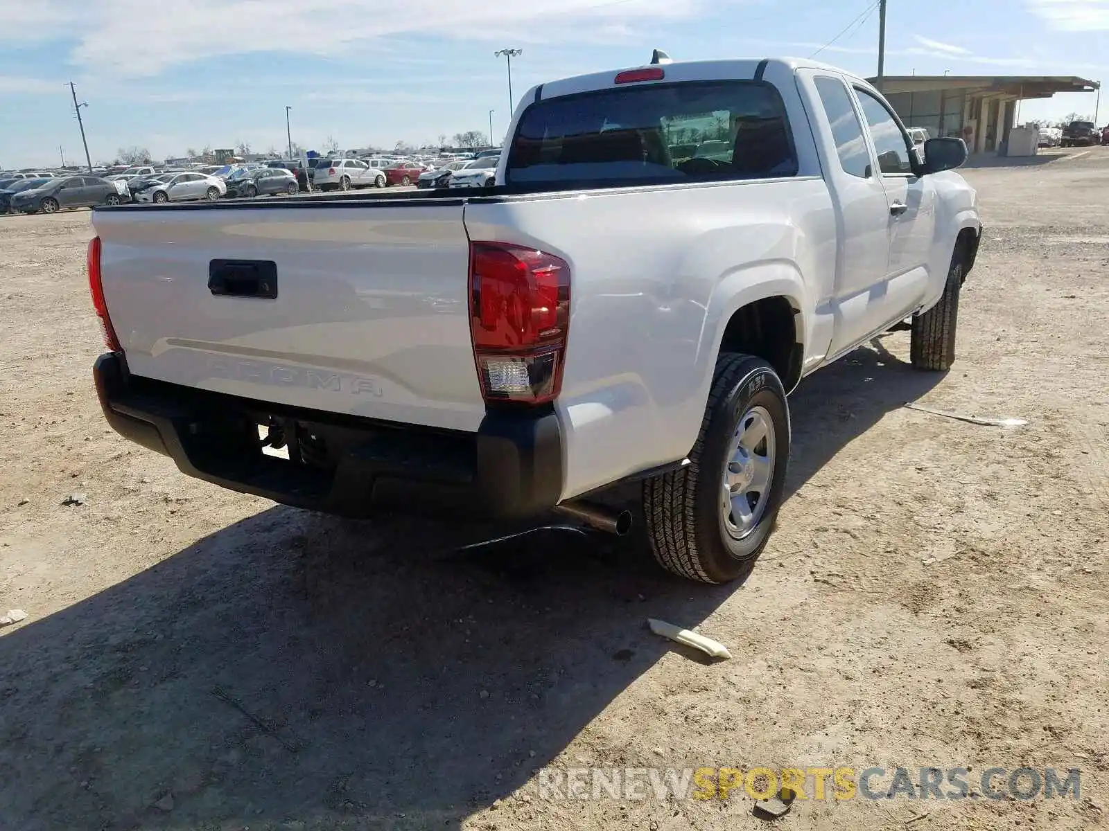 4 Photograph of a damaged car 5TFRX5GN7LX167484 TOYOTA TACOMA 2020