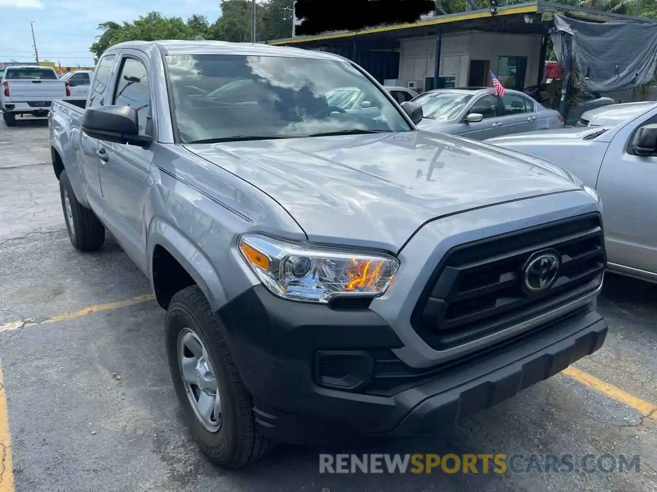 1 Photograph of a damaged car 5TFRX5GN7LX167680 TOYOTA TACOMA 2020