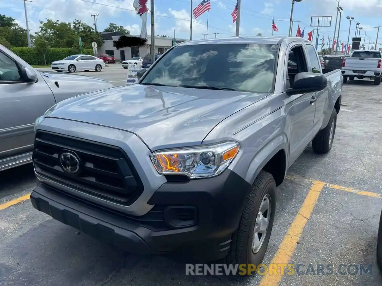 2 Photograph of a damaged car 5TFRX5GN7LX167680 TOYOTA TACOMA 2020