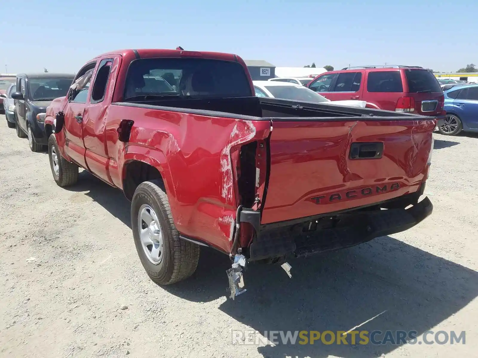 3 Photograph of a damaged car 5TFRX5GN7LX170157 TOYOTA TACOMA 2020