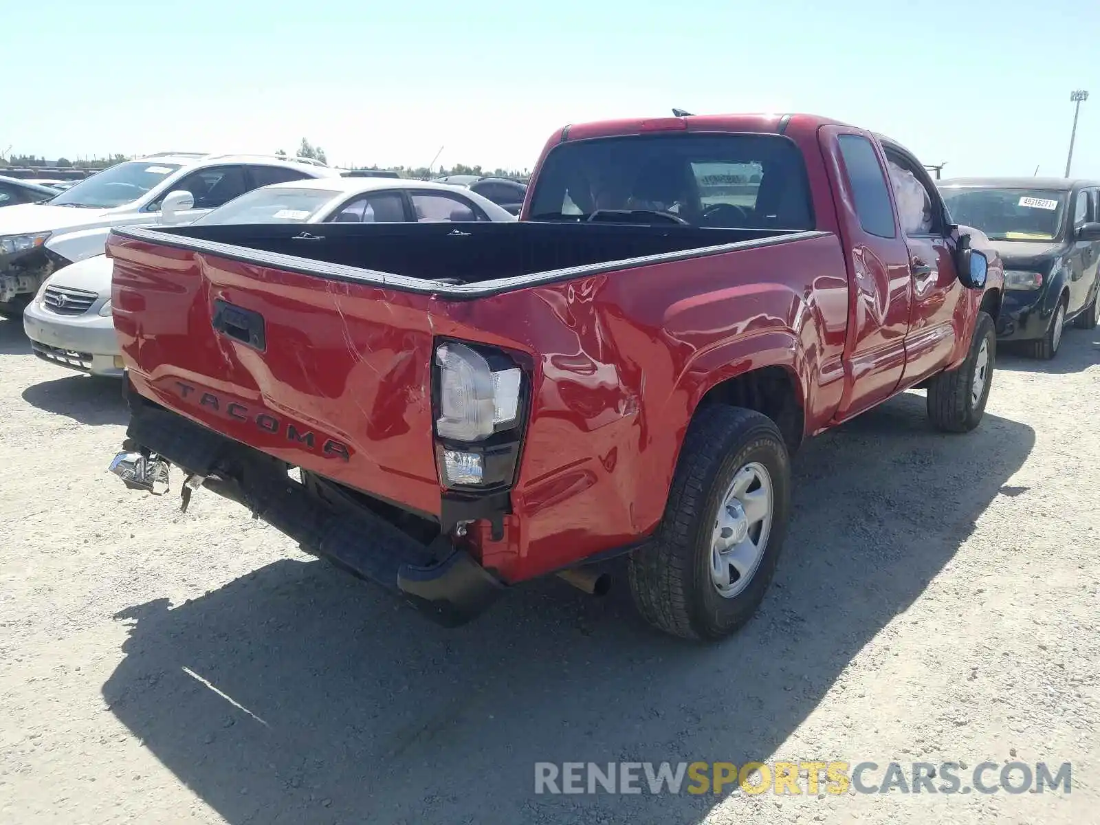 4 Photograph of a damaged car 5TFRX5GN7LX170157 TOYOTA TACOMA 2020