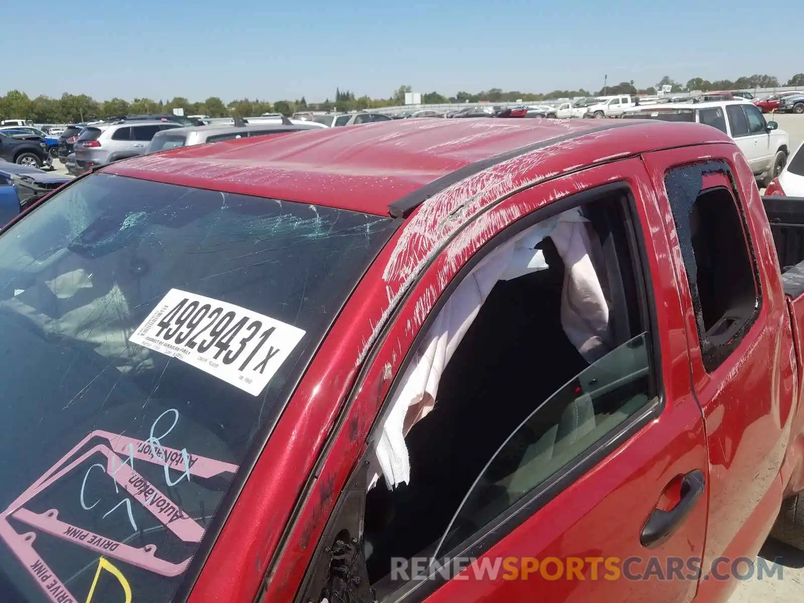 9 Photograph of a damaged car 5TFRX5GN7LX170157 TOYOTA TACOMA 2020