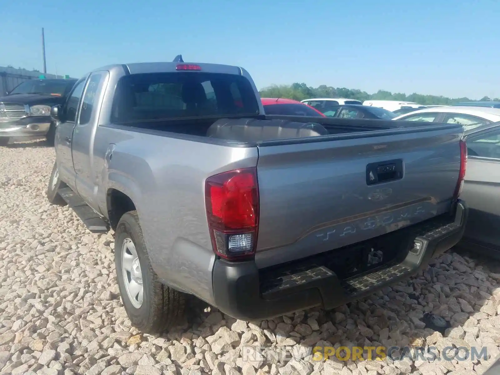 3 Photograph of a damaged car 5TFRX5GN7LX172149 TOYOTA TACOMA 2020